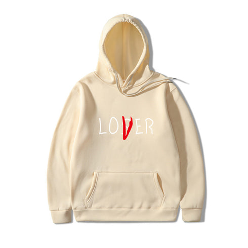 Lover Printed Men Hoodie